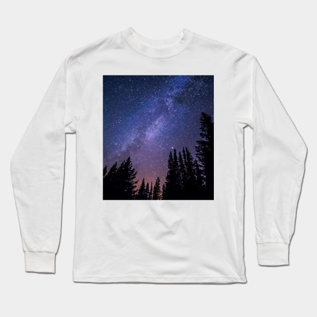 Space Long Sleeve T-Shirt by NoMonkeyB